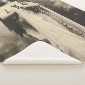 Vintage Ethereal Goddess Postcard シェルパブランケット (3/4)