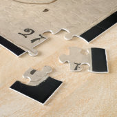 Vintage Ethereal Goddess Postcard ジグソーパズル (側面)