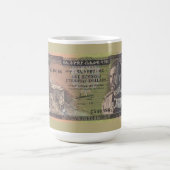 Vintage Ethiopian Birr Banknote コーヒーマグカップ (中央)