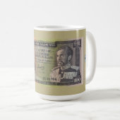 Vintage Ethiopian Birr Banknote コーヒーマグカップ (正面右)
