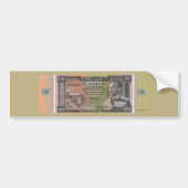 Vintage Ethiopian Birr Banknote バンパーステッカー (正面)