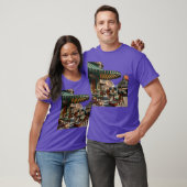 Vintage European Cafe Scene friends Tシャツ (ユニセックス)