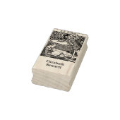 Vintage Ex Libris  Bookplate ラバースタンプ (スタンプ)