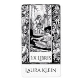 Vintage Ex Libris Bookplate  ラベル (正面)