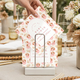 Vintage Fairy Baby Girl Baby Shower スタンダードカクテルナプキン