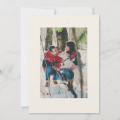 Vintage Fairy Baby Shower 招待状 (裏面)