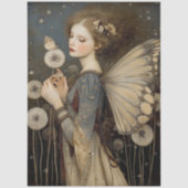 Vintage Fairy & Dandelion Magical Decoupage Art 薄葉紙 (正面)
