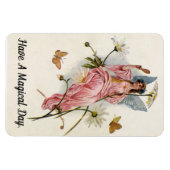 Vintage Fairy Flexible Photo Magnet マグネット (横)