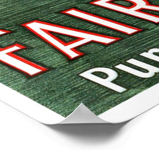 Vintage Fairy Soap Advertisement ポスター (角)