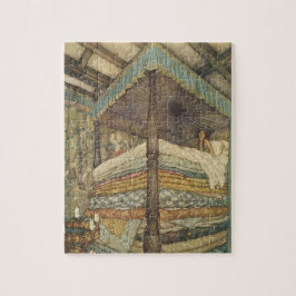 Vintage Fairy Tale, Princess and Pea, Edmund Dulac ジグソーパズル