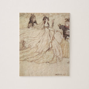 Vintage Fairy Tales, Cinderella by Arthur Rackham ジグソーパズル
