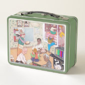 Vintage Family Art Lunch Box メタルランチボックス (裏面)
