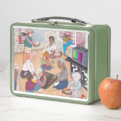 Vintage Family Art Lunch Box メタルランチボックス (インサイチュ)