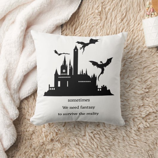 Vintage Fantasy  Dragon  クッション (ブランケット)