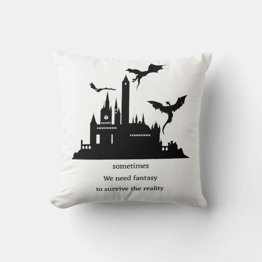 Vintage Fantasy  Dragon  クッション (正面)