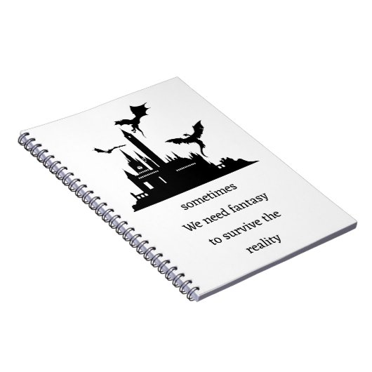 Vintage Fantasy  Dragon  ノートブック (右側)