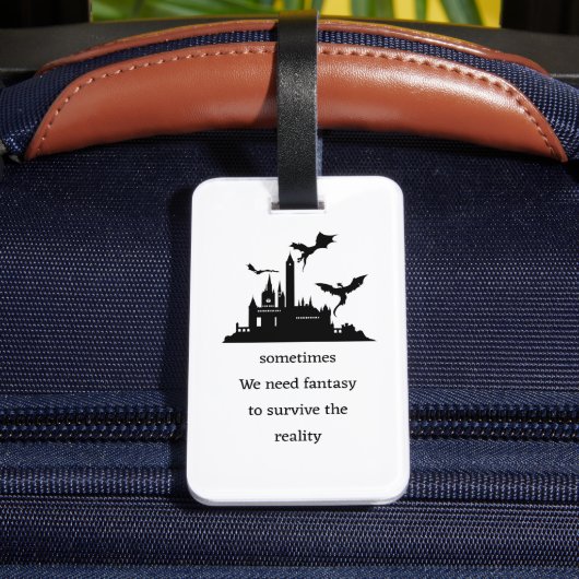 Vintage Fantasy Dragon ラゲッジタグ (裏面インサイチュ4)