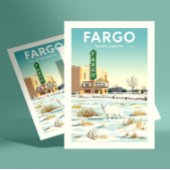 Vintage Fargo North Dakota ポストカード