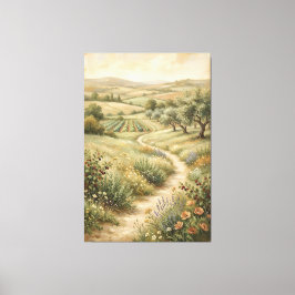 Vintage Farm Landscape Wall Art Canvas Print キャンバスプリント