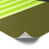 vintage farm tractor poster ポスター (角)