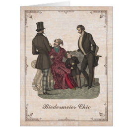 Vintage Fashion Biedermeier Gentlemen Birthday