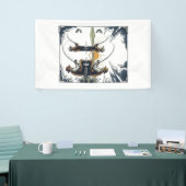 Vintage Father and Child Fishing Engraving Shirt D 横断幕 (トレードショー)