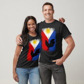Vintage Filipino Philippines flag game fowl rooste Tシャツ (ユニセックス)