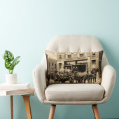 Vintage Fire Companyの馬が引く消防車 ランバークッション (椅子)