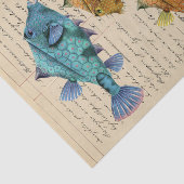 Vintage Fish decoupage 薄葉紙 (詳細)