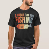 Vintage Fishing Quote boy Tシャツ (正面)