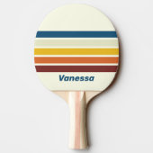 Vintage Five Across Striping with Name 卓球ラケット (裏面)