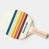 Vintage Five Across Striping with Name 卓球ラケット (横)