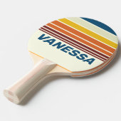 Vintage Five Horizon Striping with Name 卓球ラケット (正面アングル)