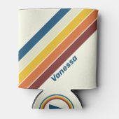 Vintage Five Stripes with Name 缶クーラー (正面)