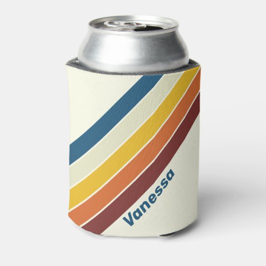 Vintage Five Stripes with Name 缶クーラー (缶裏面)