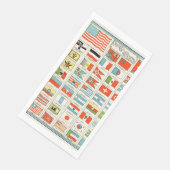 Vintage Flags Of All Nations Educational Poster (コーナー)