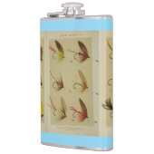 "Vintage Flies Fisherman" フラスク (左)