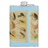 "Vintage Flies Fisherman" フラスク (裏面)