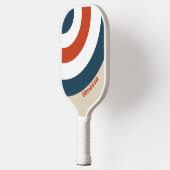 Vintage Flight Deck Circle Stripe with Name ピックルボールラケット (左)