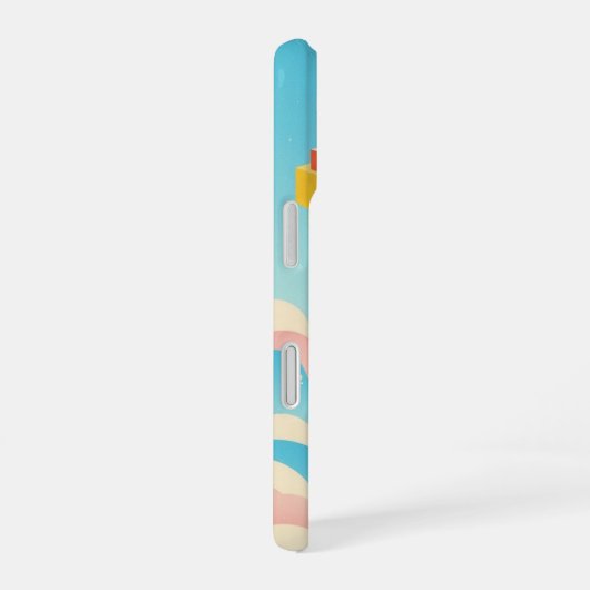 Vintage Floating Islands iPhone 16ケース (右側面)