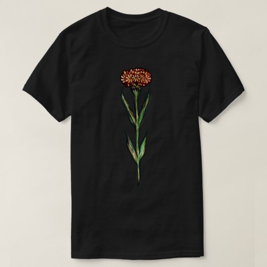 Vintage flora tシャツ (デザイン正面)