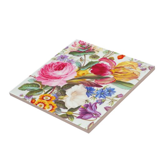 Vintage Floral タイル (側面)