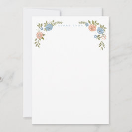 Vintage Floral ノートカード