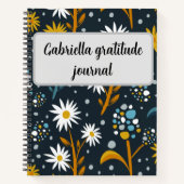 Vintage floral  ノートブック (正面)