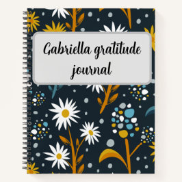 Vintage floral ノートブック