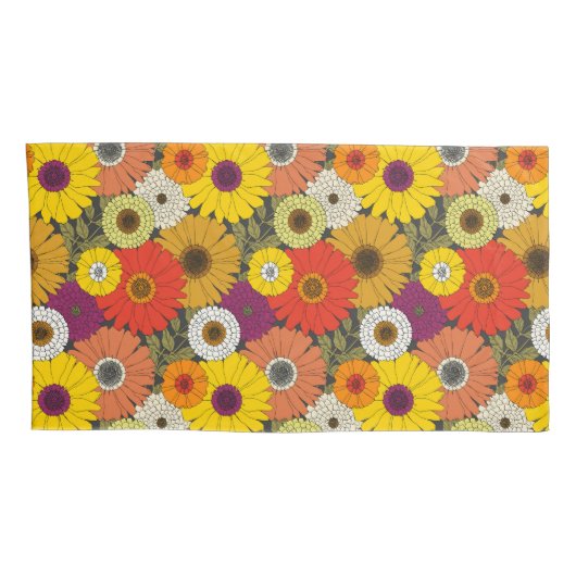 vintage floral 枕カバー (裏面-右)