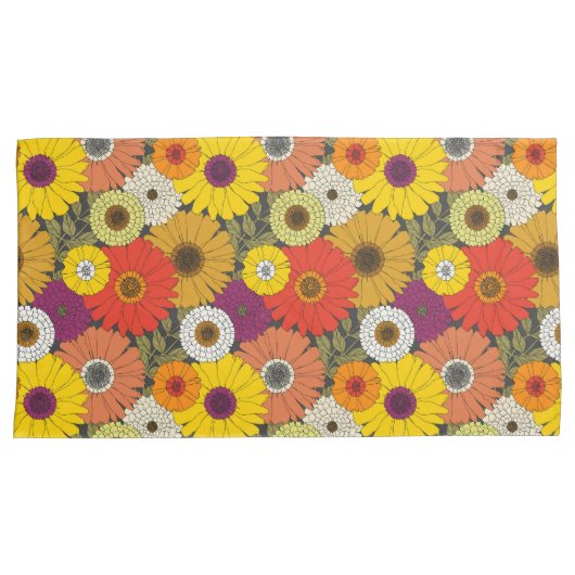 vintage floral 枕カバー (正面右)