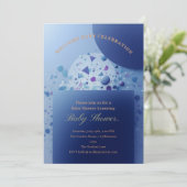 Vintage Floral Baby Shower Invitation – Classic 招待状 (スタンド正面)