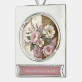 Vintage Floral - Banner Ornament シルバープレートバナーオーナメント (左)