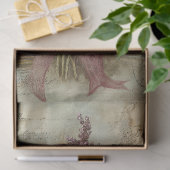 Vintage Floral Bouquet and London Decoupage  薄葉紙 (ギフト)